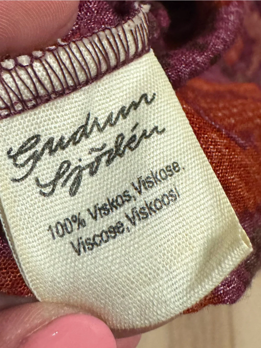 Gudrun Sjoden Kelim Dress Size Large - Picture 6 of 7